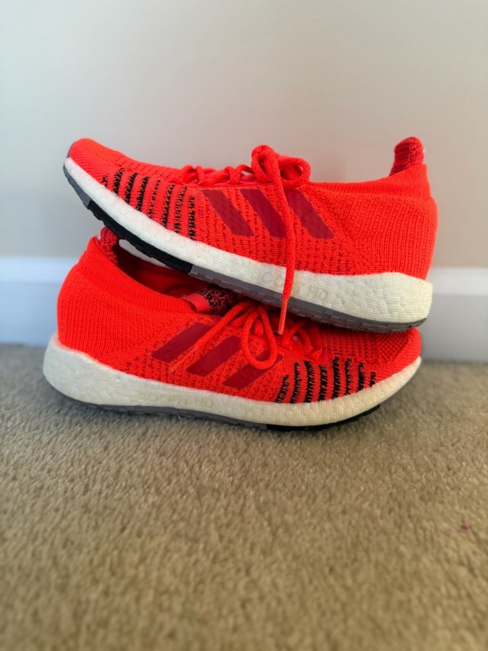 Adidas Pulse-boost Running shoes Solar red